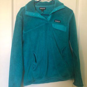 Patagonia Teal Fuzzy Pullover